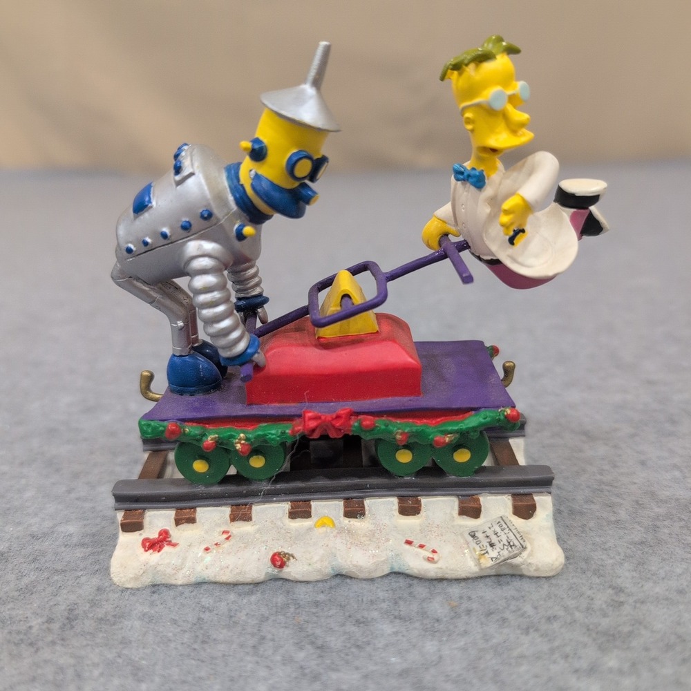 The Simpsons Christmas Express Frink Laboratories Sculpture 2003 Hamilton 1803 - Picture 1 of 6